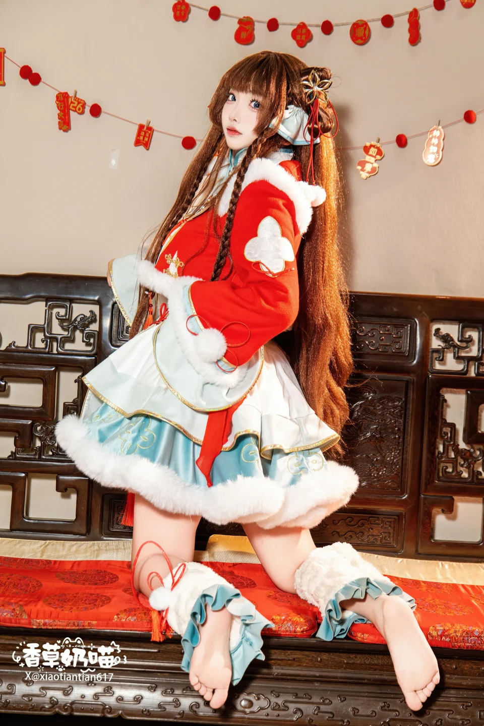 香草奶喵 - No.002 日进斗金 [108P,15V-1.30GB] tg@simisebaisi 【丝足阁】030.webp